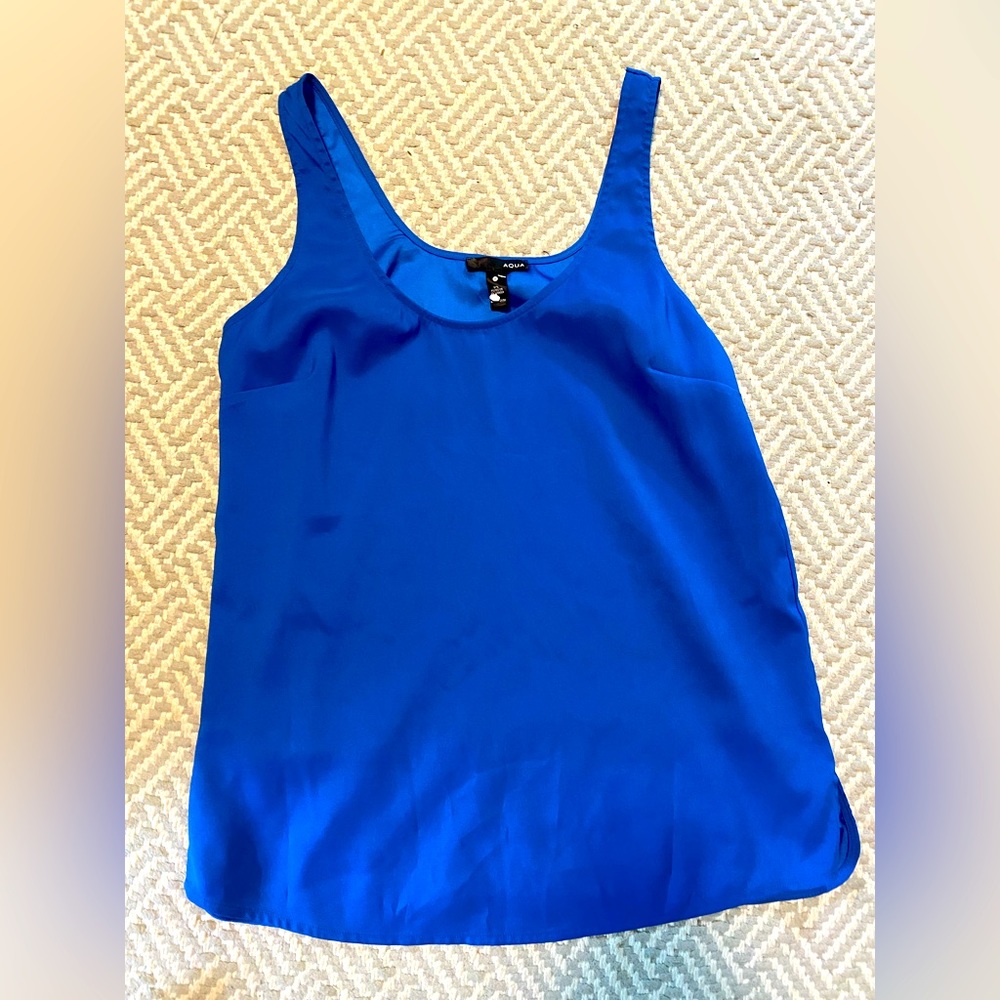 AQUA from Bloomingdales - satin tank